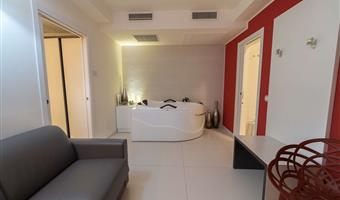 1 queen bed, non-smoking, annex building, living room with spa tub, smart tv 43
