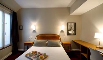 1 letto matrimoniale, camera standard, ubicazione sul lato interno dell'hotel, bollitore per tè e caffè
