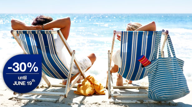 Book your summer in Italy from only 30 euro and save 30%!