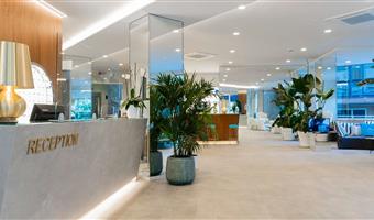 Bar oder Lounge des Hotel Bellevue, Sure Hotel Collection by Best Western - Pesaro - 56324