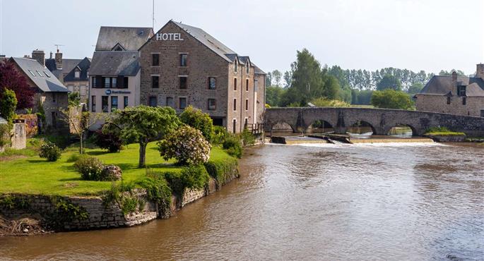 Außenansicht des Best Western Le Moulin De Ducey - Ducey - 93255