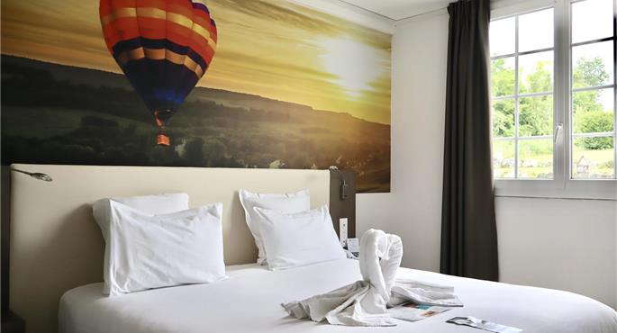 Zimmer des Best Western Hotel Ile de France - Chateau Thierry - 93696