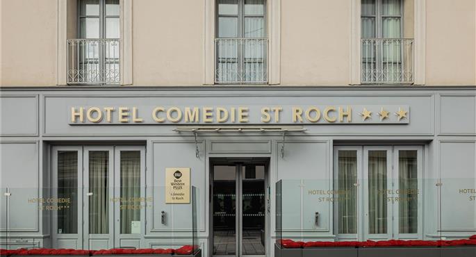 Außenansicht des Best Western Plus Hotel Comedie Saint-Roch - Montpellier - 93831
