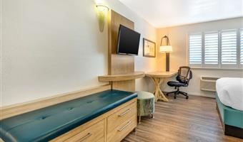 suite - 1 kingsize-bett, nichtraucher, separater wohnbereich, sofabett, mikrowelle und kühlschrank, komplettes frühstück