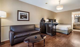 suite - 1 kingsize-bett, raucherzimmer, sofabett, wet-bar, mikrowelle und minikühlschrank, komplettes frühstück