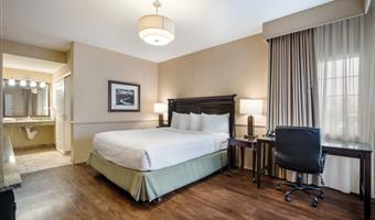 behindertengerechtes zimmer mit kingsize-bett, barrierearm ausgestattet, badewanne, wet-bar, mikrowelle und minikühlschrank, nichtraucher, komplettes frühstück