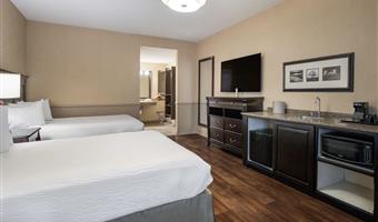 behindertengerecht, 2 doppelbetten, barrierearm ausgestattet, badewanne, wet-bar, mikrowelle und kühlschrank, wi-fi, nichtraucher, komplettes frühstück