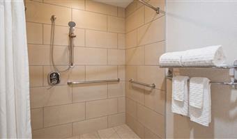 1 kingsize-bett, nichtraucher, mikrowelle und kühlschrank, nur dusche, komplettes frühstück