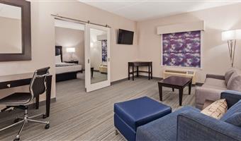 suite - 1 kingsize-bett, nichtraucher, separates schlafzimmer, mikrowelle und kühlschrank, wi-fi, sofabett, nur dusche, komplettes frühstück