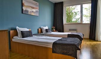 apartment – 1 queensize-bett, 2 einzelbetten, nichtraucher, zwei schlafzimmer, sofabett, kochnische, kamin, wi-fi, komplettes frühstück