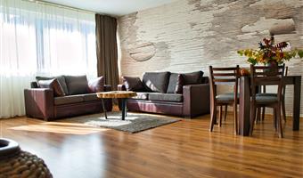 apartment – queensize-bett, nichtraucher, ein schlafzimmer, sofabett, balkon, kamin, kochnische, komplettes frühstück