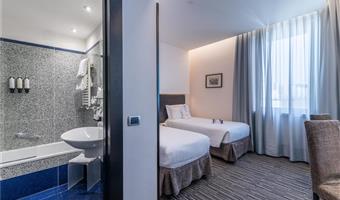 2 einzelbetten, comfort-zimmer, wi-fi, kaffeemaschine und wasserkocher