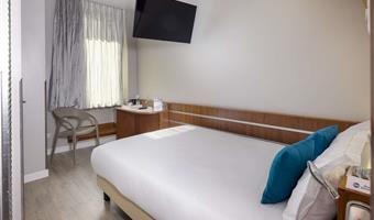 1 doppelbett, standardzimmer, französisches bett 140 cm