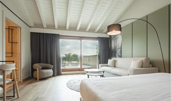 1 queensize-bett, nichtraucher, junior-suite, sofabett, balkon, kostenloses parken im parkhaus, kostenlose whirlpool-nutzung