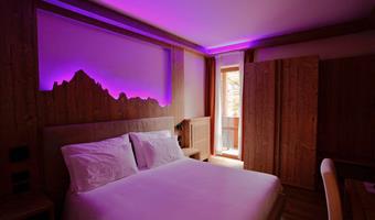 1 queensize-bett, nichtraucher, standardzimmer, balkon, bergblick