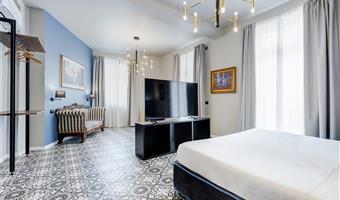 suite - 1 queensize-bett, 1 einzelbett, nichtraucher, deluxe-zimmer, balkon