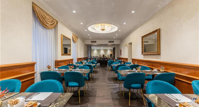 Restaurant of the Hotel Raffaello, Sure Hotel Collection by Best Western - Rome - 56320