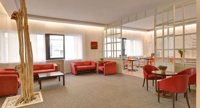 Bar or lounge of the Best Western Hotel Crimea - Turin - 98103
