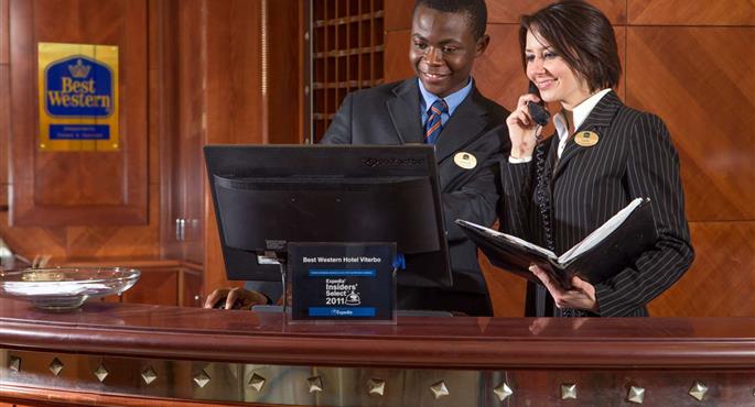 Hall of the Best Western Hotel Viterbo in Viterbo - 98252