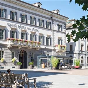 Exterior of the Grand Hotel della Posta, WorldHotels Distinctive - Sondrio - 98446