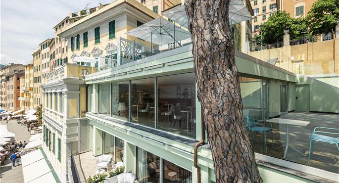 Bar or lounge of the Sublimis Boutique Hotel, WorldHotels Elite - Camogli - 98453