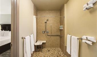 accessible - 2 queen, mobility accessible, communication assistance, roll in shower, non-smoking, full breakfast