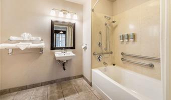 accessible - 1 queen, mobility accessible, communication assistance, bathtub, non-smoking, full breakfast