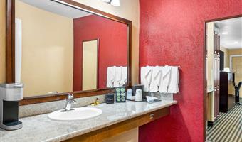 accessible - 1 king, mobility accessible, communication assistance, roll in shower, non-smoking, full breakfast