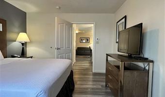 suite-1 king bed, non-smoking, sofabed for one person, microwave and refrigerator, full breakfast