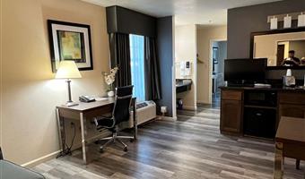 suite-1 king bed, non-smoking, sofabed for one person, microwave and refrigerator, full breakfast