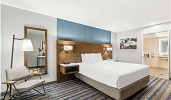 accessible - 1 king, mobility accessible, communication assistance, roll in shower, non-smoking, full breakfast