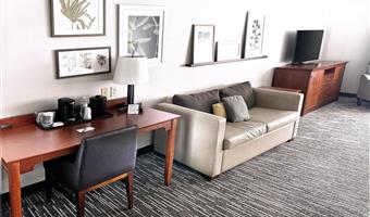 suite-1 king bed, non-smoking, sofabed for one person, fireplace, kitchenette, full refrigerator, full breakfast