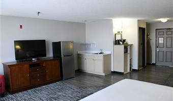 suite-1 king bed, non-smoking, sofabed for one person, fireplace, kitchenette, full refrigerator, full breakfast
