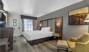 1 king bed, non-smoking, pet friendly room, microwave and refrigerator, wi-fi, full breakfast