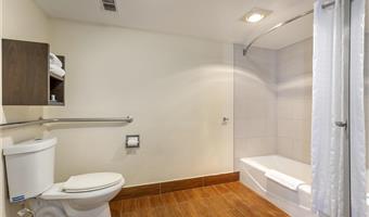 accessible - 1 queen, mobility accessible, bathtub, microwave and refrigerator, wi-fi, non-smoking, full breakfast