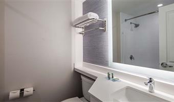 1 king bed, non-smoking, two person whirlpool, flat screen television, microwave and refrigerator, full breakfast