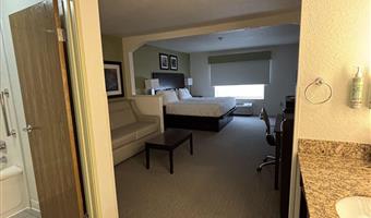 suite-1 king bed, non-smoking, work desk, sofa, microwave and refrigerator, wi-fi, full breakfast