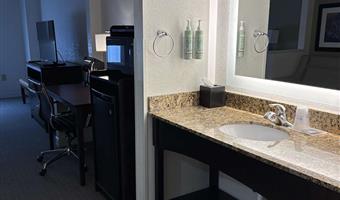 suite-1 king bed, non-smoking, work desk, sofa, microwave and refrigerator, wi-fi, full breakfast