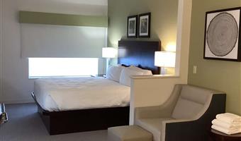 1 king bed, non-smoking, whirlpool, work desk, microwave and refrigerator, wi-fi, full breakfast