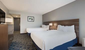 2 double beds, non-smoking, high speed internet access, coffee maker, hairdryer, iron and ironing board, full breakfast