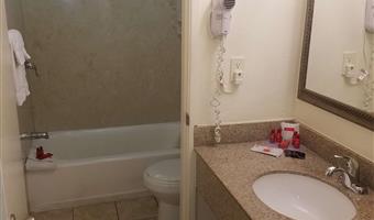 1 king bed, non-smoking, larger room, high speed internet access, microwave and refrigerator, flat screen television, continental breakfast