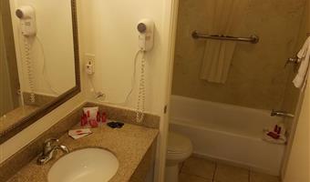 2 queen beds, non-smoking, flat screen television, microwave and refrigerator, high speed internet access, continental breakfast