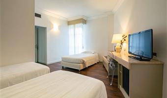 1 queen bed, non-smoking, sofabed for one person, triple room