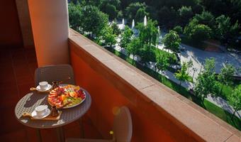 1 king bed, non-smoking, executive room, balcony, wi-fi, coffee and tea maker, shower, full breakfast