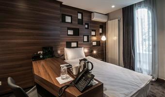 1 queen bed, non-smoking, comfort room, wi-fi, coffee and tea maker, mini bar, shower, full breakfast