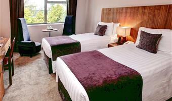 2 single beds, mobility accessible, walk in shower, non-smoking