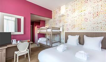 1 king 2 single bunkbed, non-smoking, family room, twin on request, bathrobe and slippers, courtesy tray