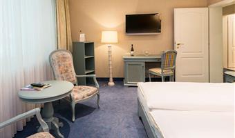 1 double bed, comfort room, flat screen television, desk, wi-fi, coffee and tea maker