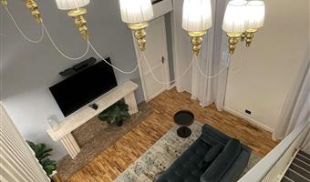 apartment - 2 queen 2 single beds, non-smoking, three bedrooms, two levels, exercise bike, turkish bath, kitchen