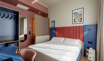 1 double bed, french size, economy room